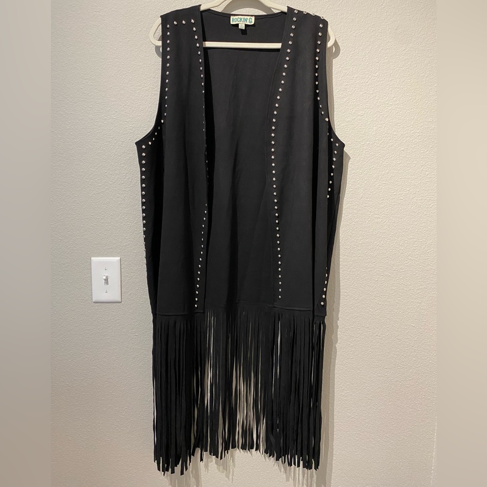 Rockin’ G brand duster